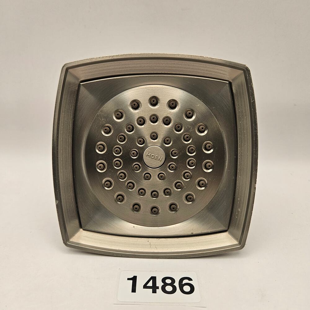 MOEN 2GPM SPOT RESIST BRUSHED NICKEL SHOWERHEAD KIT USED GOOD CONDITION